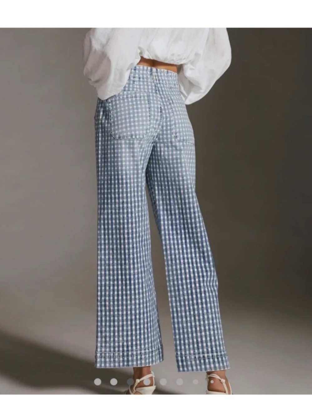Anthropologie - Pilcro The Skipper Gingham Picnic Pants - Picture 3 of 8